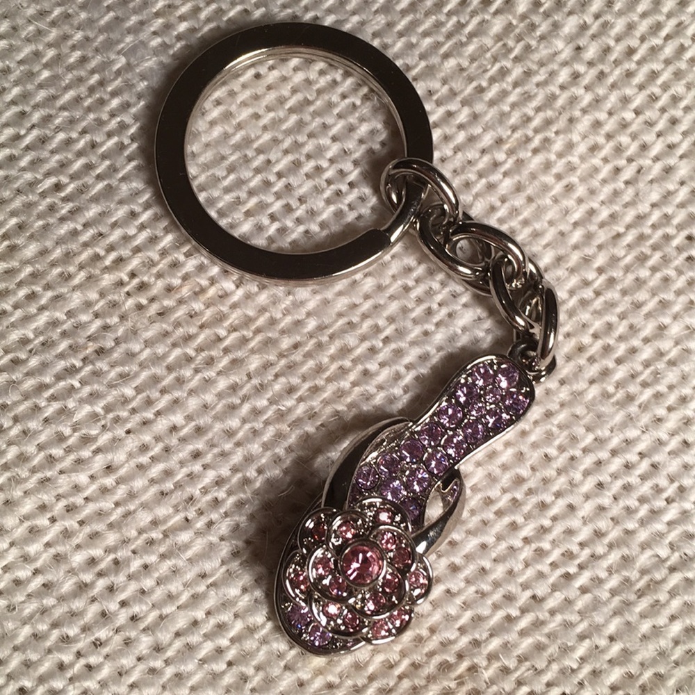 Key chain rhinestones sandal - Picture 3 of 7